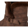 Skechers Women's EASY GOING - DREAMERS MOVE - Hands Free Slip-Ins tall buckle wrap boot, Chocolate, 8.5 M