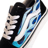 Vans Kid Old Skool Sneaker, (Camo Flame) Blue/Ice Camo, Size 13 Little Kid