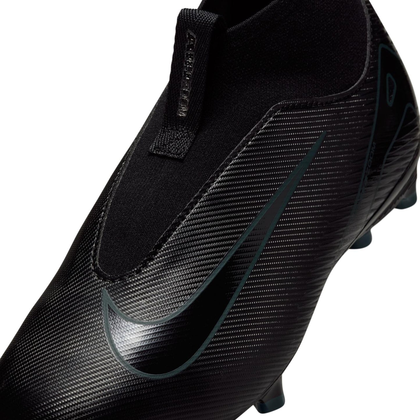 Nike Jr. Mercurial Superfly 10 Academy Little/Big Kids' MG High-Top Soccer Cleats (FQ8304-002, Black/Deep Jungle/Black) Size 3.5