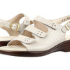 SAS Quatro Adjustable Comfort Sandal Bone 11 W - Wide (C)