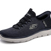 Skechers Men's Summits Key Pace Hands Free Slip-in Sneaker,Black,16 Wide