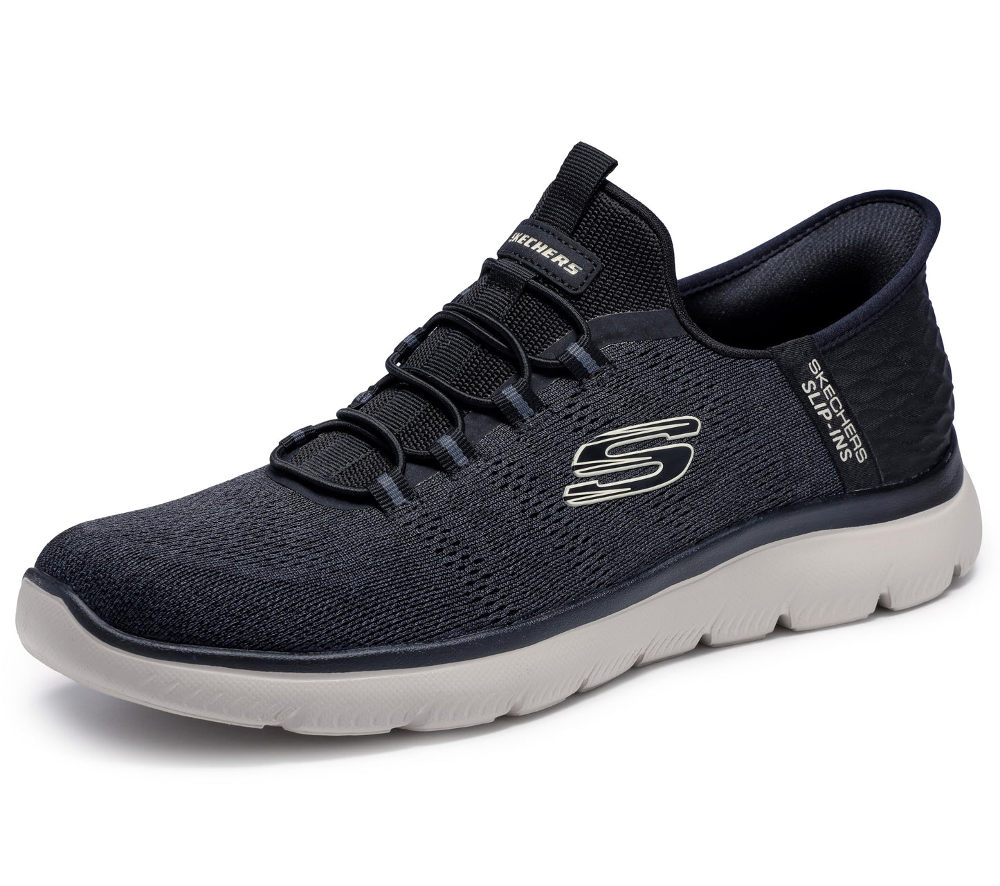 Skechers Men's Summits Key Pace Hands Free Slip-in Sneaker,Black,16 Wide