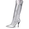 Stuart Weitzman Outwest 100 Boot Silver 11 B