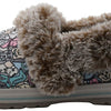 Skechers Womens Too Cozy Pooch Parade Slipper, Taupe Multi,9 M US