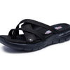 Skechers Cali Women's Flex Appeal 2.0-Start up Sport Sandal,black/black,6 M US