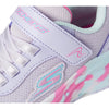Skechers Kids Girls Skechers Elite Sport Tempo-Statement Swirl Sneaker, Lavender/Multi, 1 Little Kid