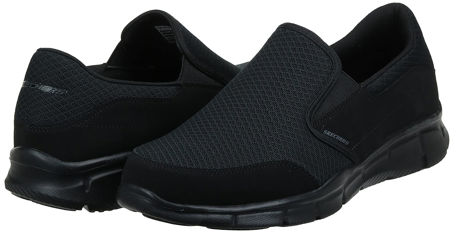 Skechers Sport Men's Equalizer Persistent Slip-On Sneaker, Black, 13 M US