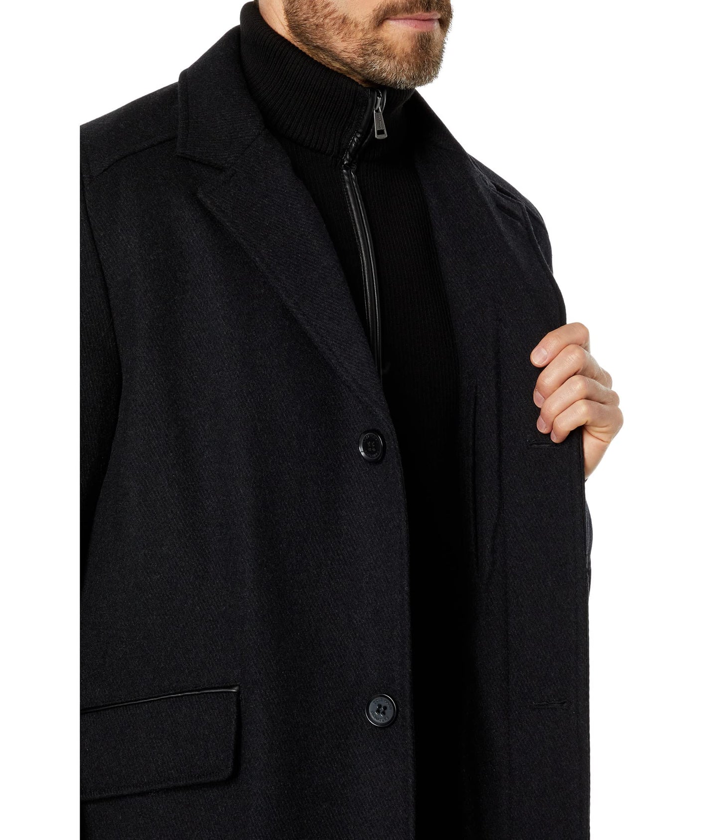 Cole Haan mens Outerwear Coats/Jackets,CHARCOAL, S