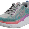 Skechers Women's Max Cushioning Elite-Brilliant Sneaker, Grey/Mint, 8.5 M US