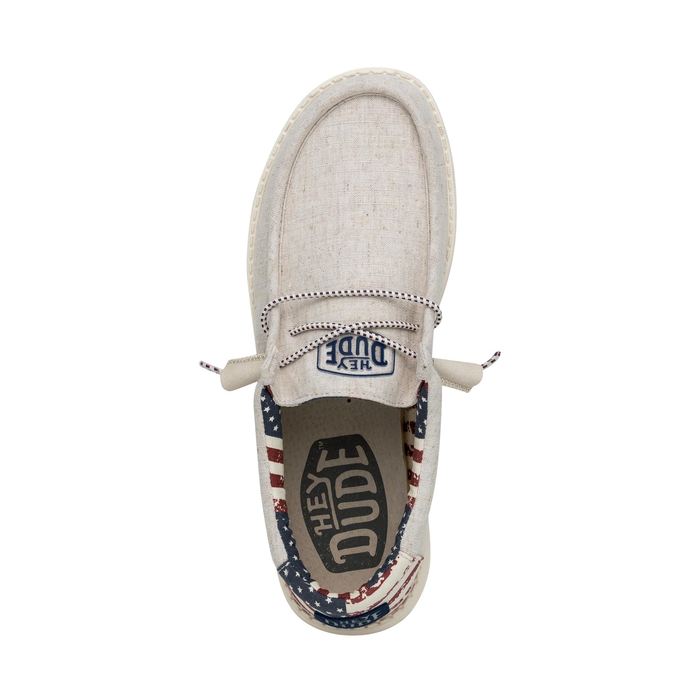 HEYDUDE Wally Patriotic - Off White Patriotic