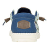 HEYDUDE Wally Marlin Cloud Blue/Sargasso Blue Size 9, Men’s Shoes, Men's Slip-on Loafers, Comfortable & Light-Weight