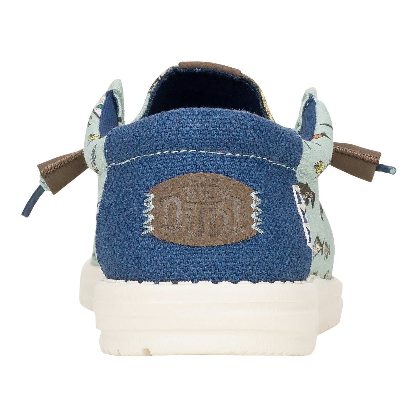 HEYDUDE Wally Marlin Cloud Blue/Sargasso Blue Size 9, Men’s Shoes, Men's Slip-on Loafers, Comfortable & Light-Weight