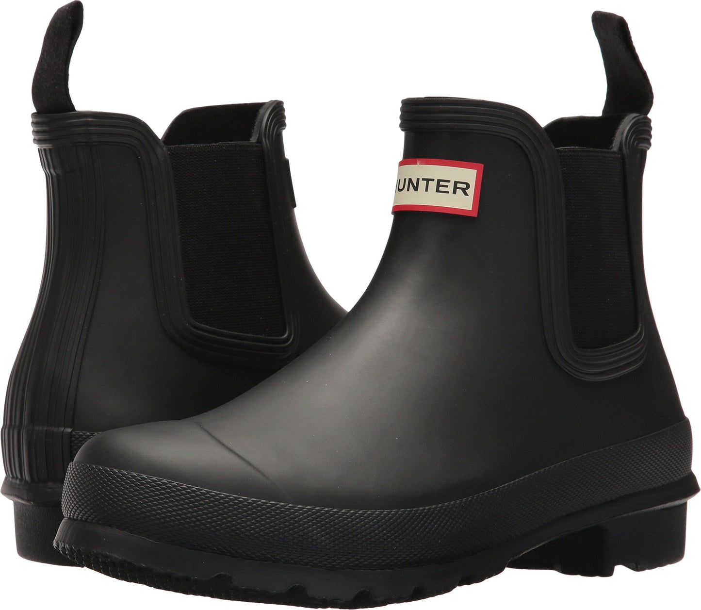 Hunter Womens Original Chelsea Black Rain Boot - 6