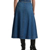 Lauren Ralph Lauren Womens Belted Denim Midi Skirt Stormee Wash 2