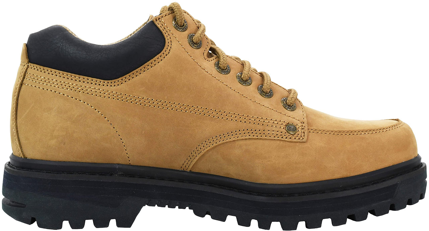 Skechers Men's Mariner Utility Boot, Dark Taupe, 8 M US