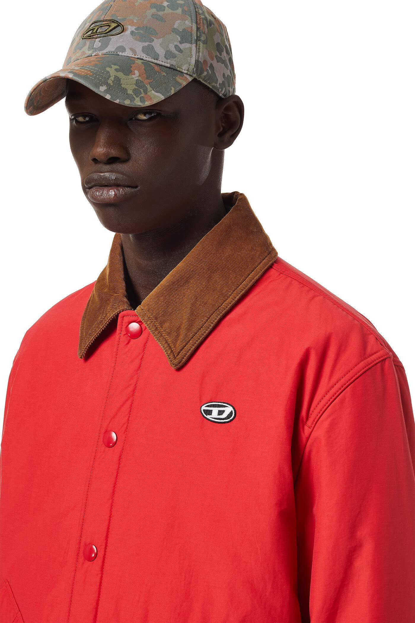 Diesel W-Yule Winter Jackets Man Red