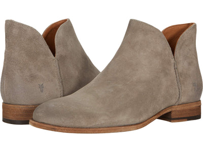 Frye Melissa Shootie Women's Leather Bootie - Stylish Ankle-High Design, Versatile Comfort for Everyday Wear, Stone - 9.5M