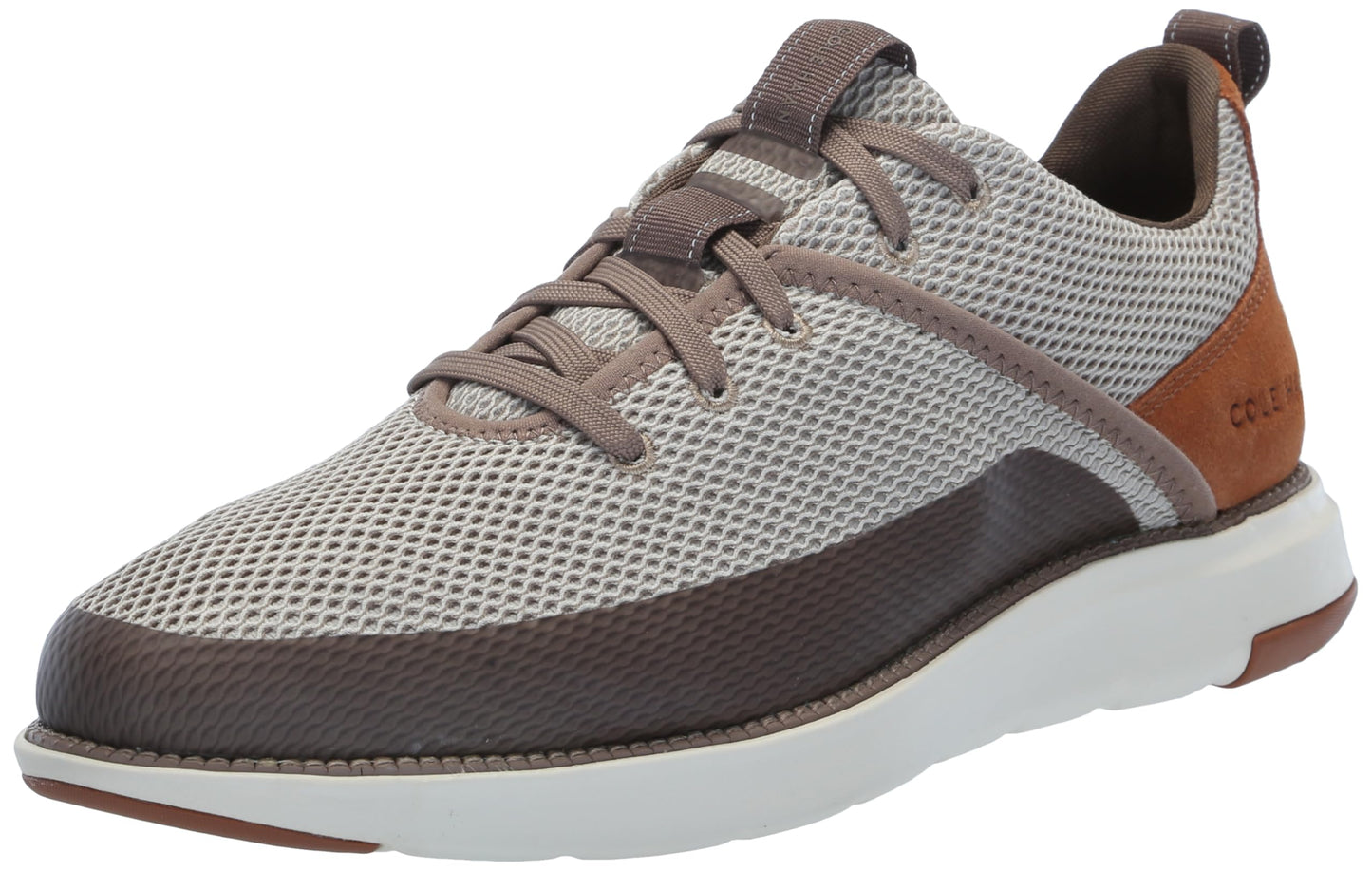 Cole Haan Men's Grand Atlantic Sneaker, Silver Lining/Acorn/Ivory, 10.5-M US
