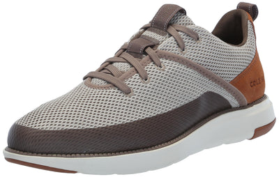 Cole Haan Men's Grand Atlantic Sneaker, Silver Lining/Acorn/Ivory, 10.5-M US