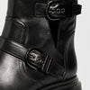 Stuart Weitzman Women's Maverick Bedford Moto Booties, Black, 10.5 Medium US
