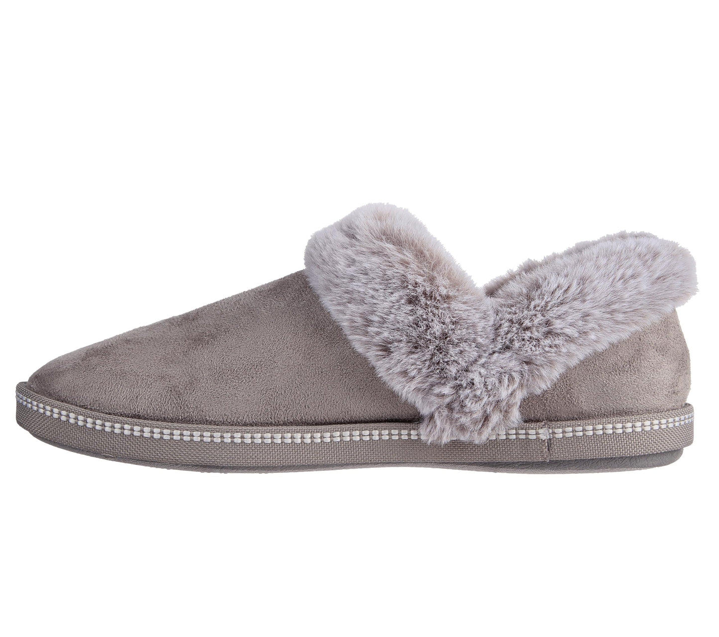 Skechers Women's Cozy Campfire-Fresh Toast Slipper, Charcoal, 8