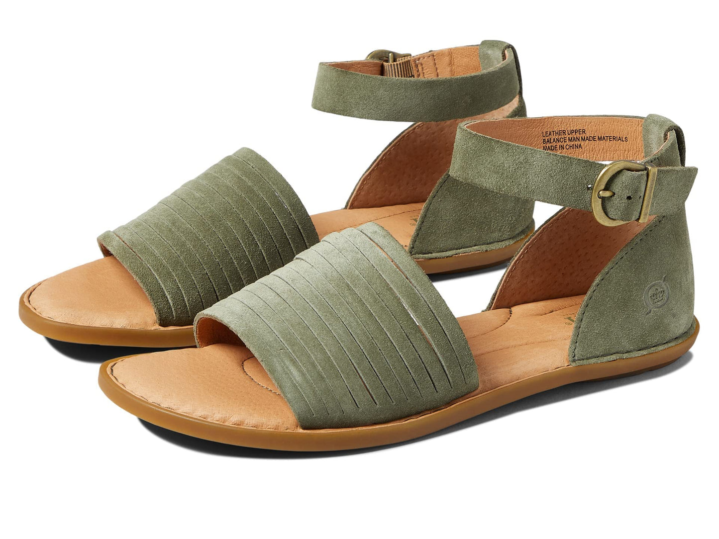 BORN Margot Green Suede 10 M (B)