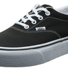 Vans Women's Doheny Platform Sneaker, Canvas Black White, 5.5