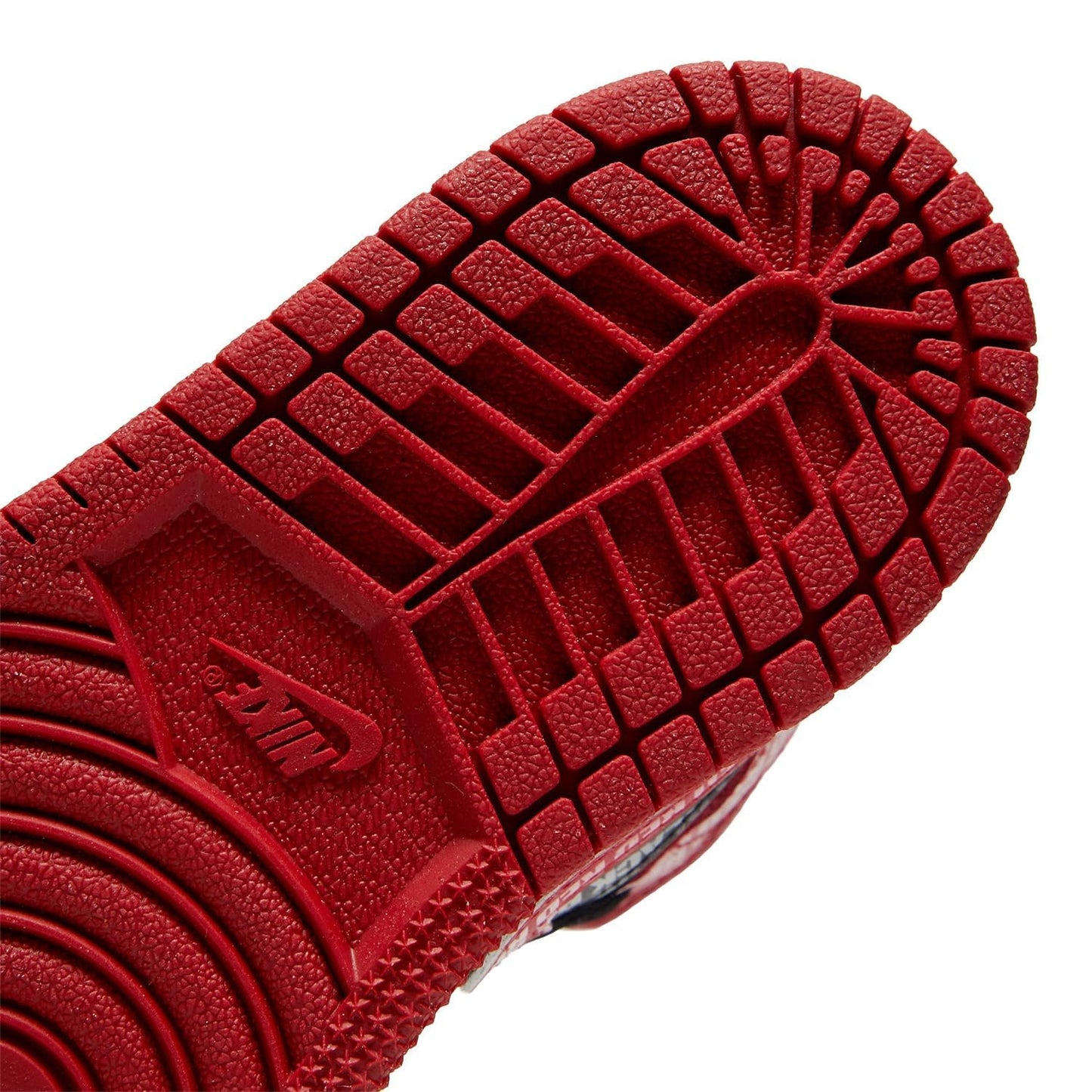 Jordan Baby Boy's 1 Mid SS (Infant/Toddler) Black/Gym Red/White 10 Toddler M