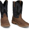 Justin Work Bolt 11" Composite Toe Men's Industrial-and-Construction-Boots, EH Rated, Oil & Slip Resistant, ASTM F2413, Cement Construction, Peanut Tan - 9.5 D