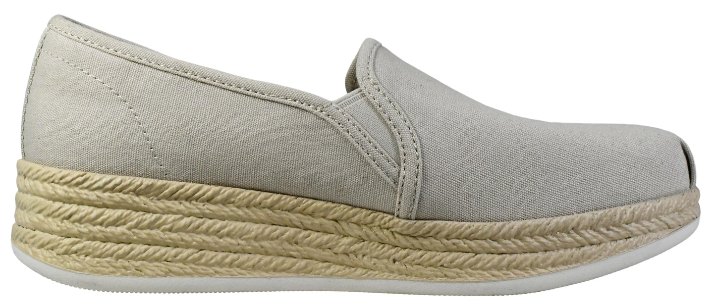 Skechers Women's Urban Highlites Platform Sneaker, Natural, 6 M US