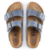Birkenstock Arizona Mules/Clogs Men Brown Mules Shoes, Blue Dusty Blue, 5 UK