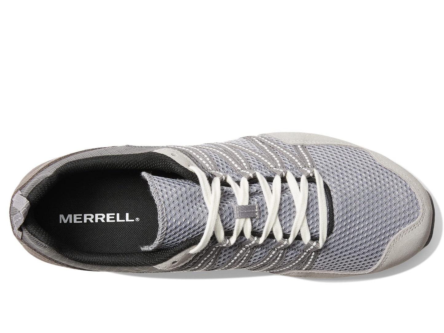 Merrell® Alpine Sport Sneakers for Men – Leather and Nylon Construction – Lightweight EVA Midsole Sport Grey/White 7 M