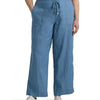 Lauren Ralph Lauren Women's Plus-Size Linen Wide-Leg Pant Pale Azure 20