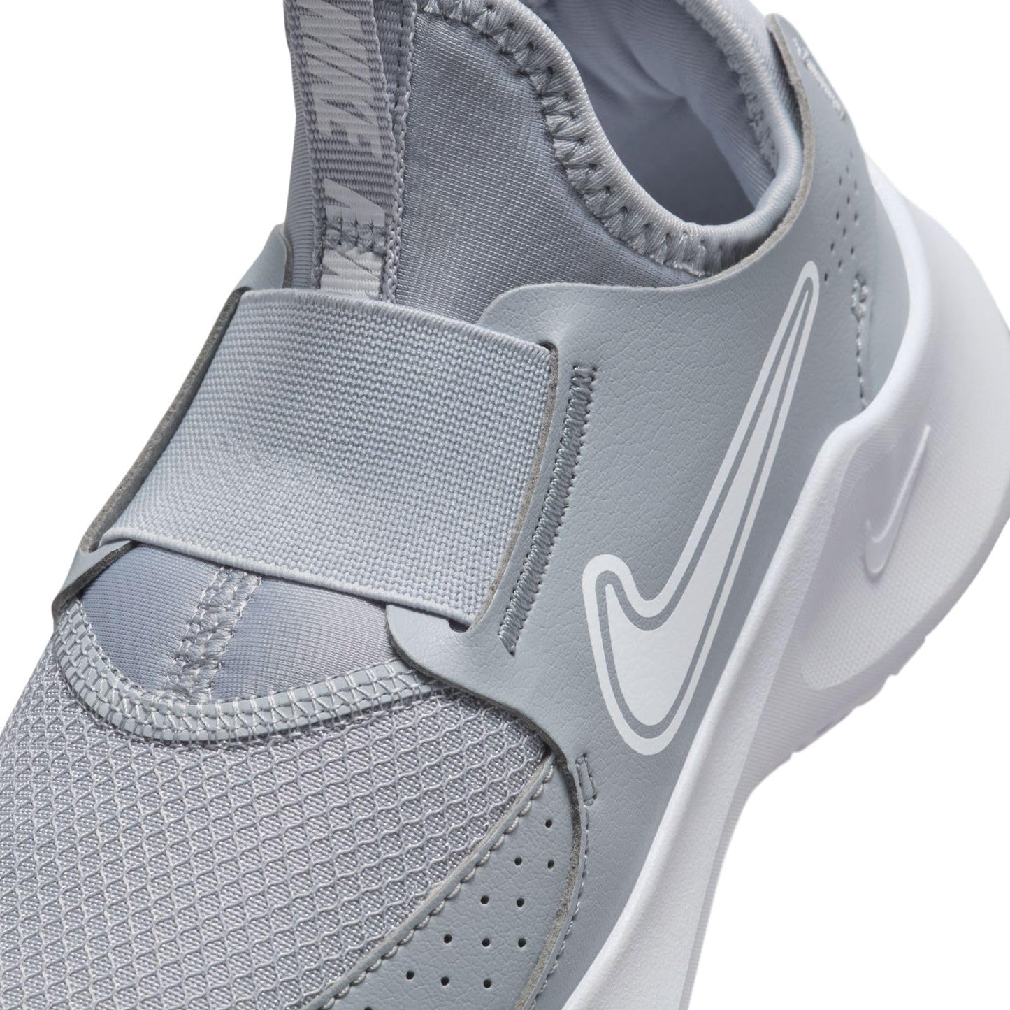 Nike Flex Runner 3 Little Kids Shoes Wolf Grey/White Size 8
