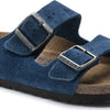 Birkenstock Women's Arizona SFB Suede Moroccan Blue 38 N