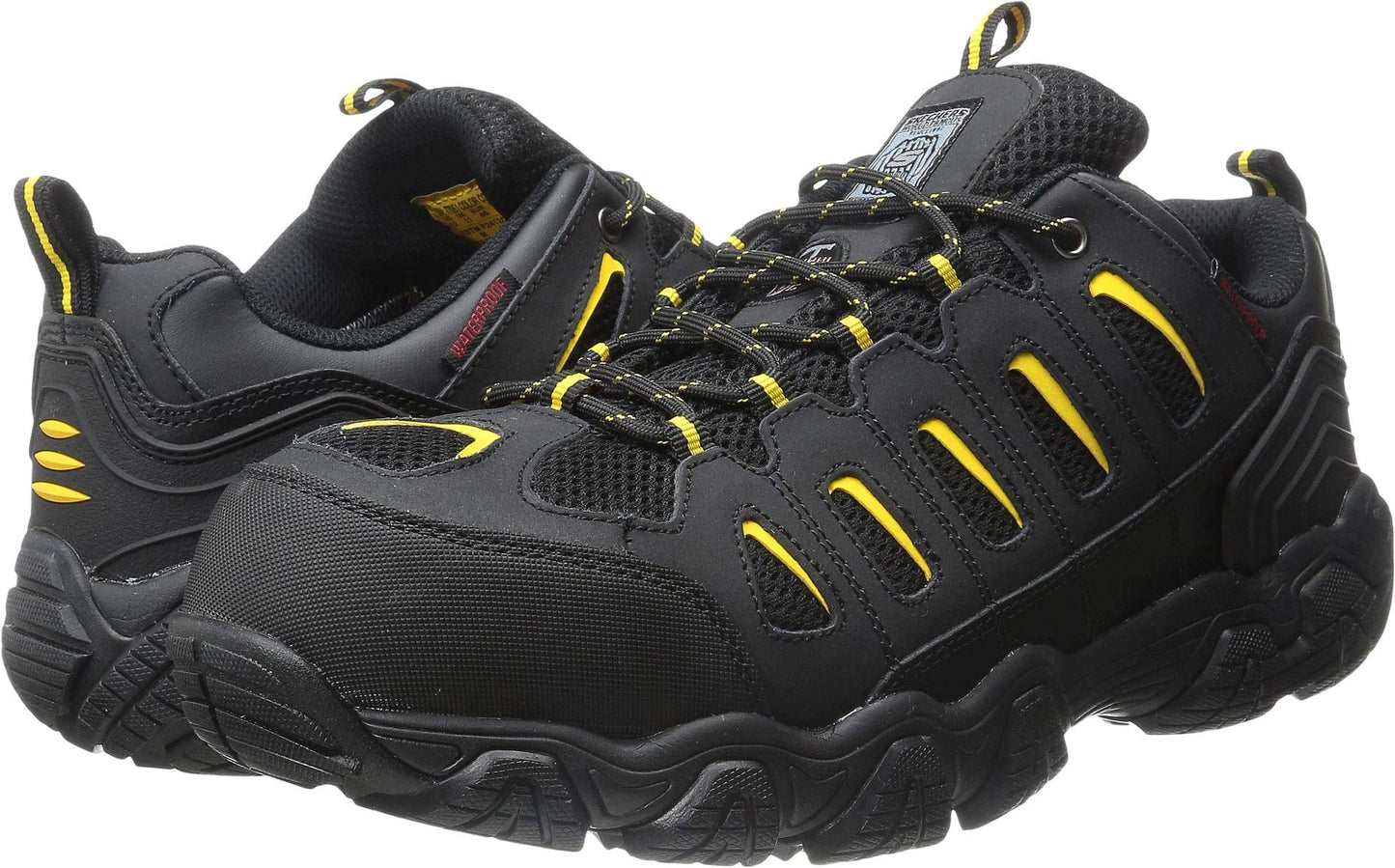 Skechers for Work Men's Blais Hiking Shoe, Black, 12 M US