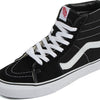 Vans UA Sk8 High Top Sneakers, Black/Black/White, 13 US Women/11.5 US Men