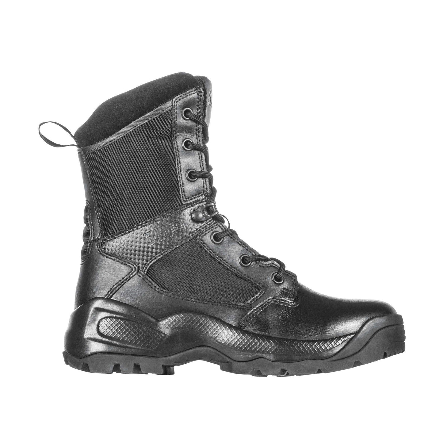 5.11 Women's ATAC 2.0 8" Tactical Side Zip Military Combat Boot, Style 12403, Black, 7.5 D(M) US