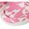 HEYDUDE Girl's Wendy Funk Y Cowgirl Bling Pink Cow/Silver Size 4 | Youth's Shoes | Youth Slip-on Loafers | Comfortable & Light-Weight