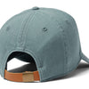 Madewell Organic Cotton Broken-in Baseball Cap - Pure Cotton Construction - Leather Back Strap Closure Architect Green One Size One Size