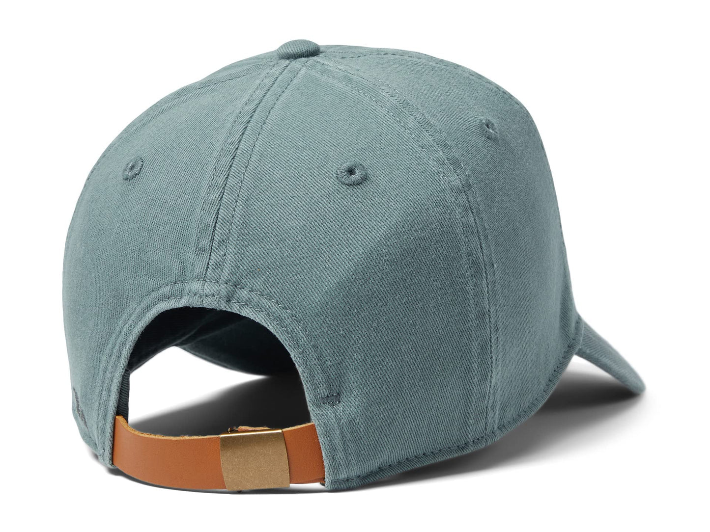 Madewell Organic Cotton Broken-in Baseball Cap - Pure Cotton Construction - Leather Back Strap Closure Architect Green One Size One Size