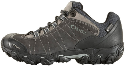 Oboz Men's Bridger Low B-DRY Hiking Shoe, Dark Shadow, 15