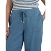 Lauren Ralph Lauren Women's Plus-Size Linen Wide-Leg Pant Pale Azure 20
