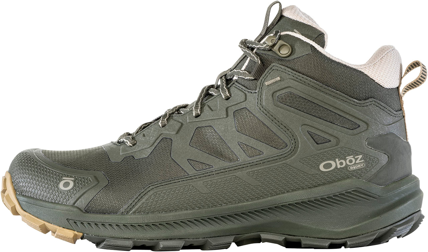 Oboz Men's Katabatic Mid B-DRY Hiking Boot, Evergreen, 11.5