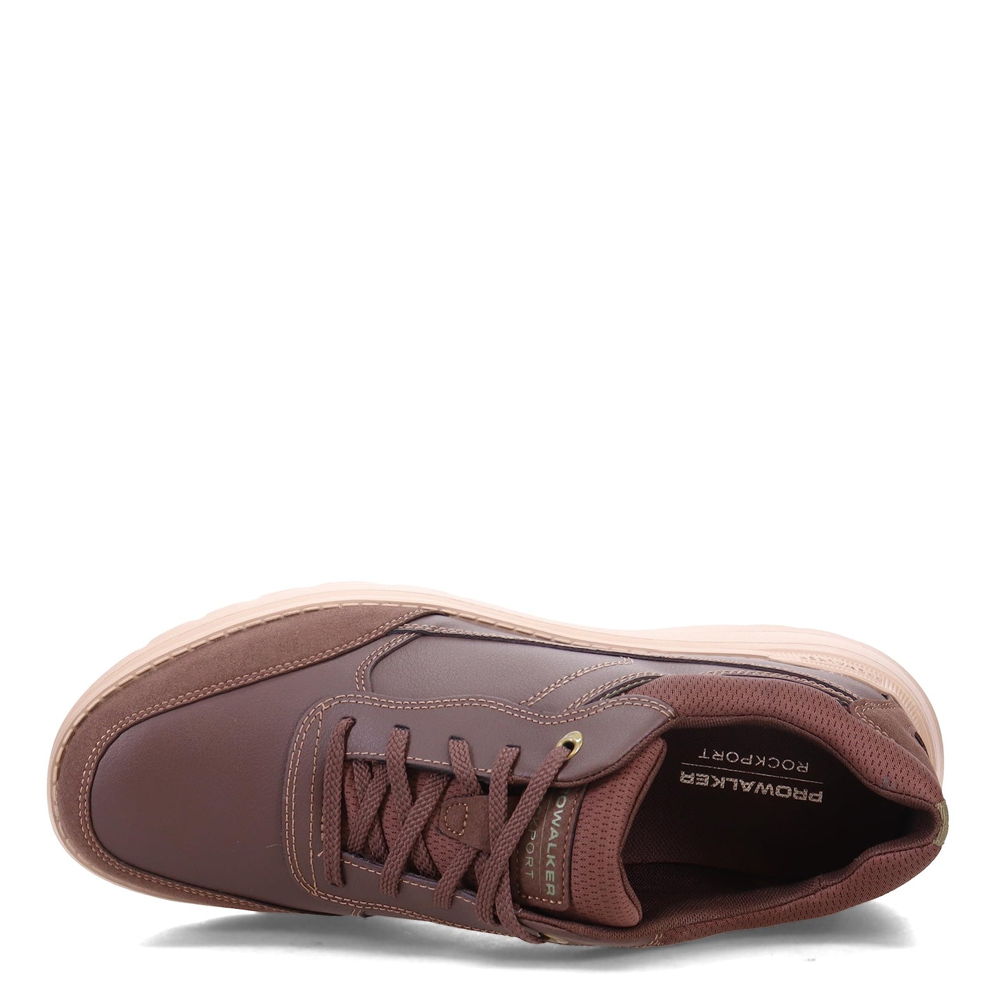 Rockport Men's Prowalker 6000 UBal, Dark Brown Leather, 12 Wide