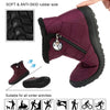 Hsyooes Womens Warm Fur Lined Winter Snow Boots Waterproof Ankle Boots Outdoor Booties Comfortable Shoes for Women,Black,11 M US=Label Size 43