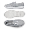 Skechers womens Go Walk Lite - 15433 Boat Shoe, Grey, 8.5 US