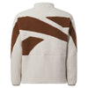 Reebok Unisex Outdoor Back Vector Sherpa Jacket, Stucco, L