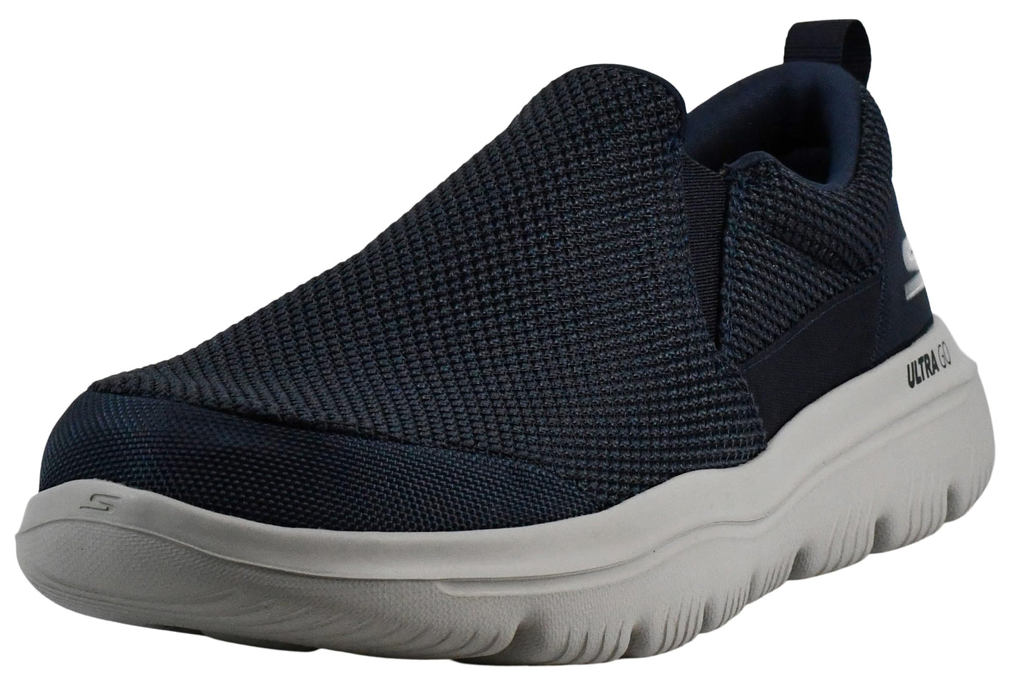 Skechers Men's Go Walk Evolution Ultra Impeccable Sneaker, Navy/Gray, 12.5