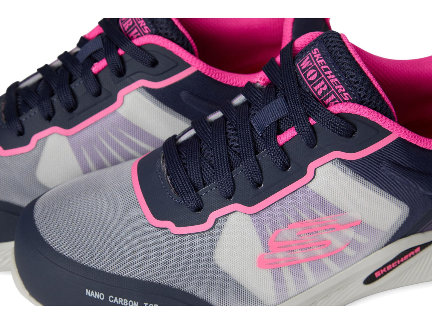 Skechers Womens Carbix - Niyla Comp Toe Pink 6 Medium